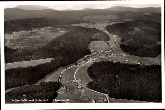 PC Kniebis Freudenstadt in the northern Black Forest, aerial photo