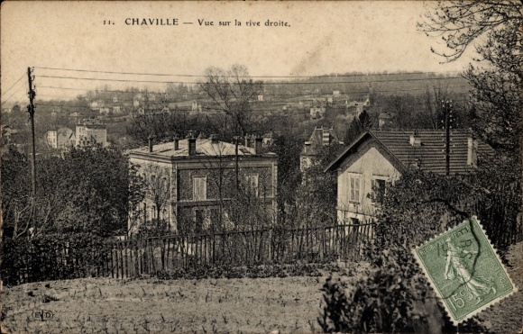 Ak Chaville Hauts de Seine, Gesamtansicht