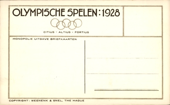 PC Amsterdam, Olympic Games 1928, football match Italy Egypt