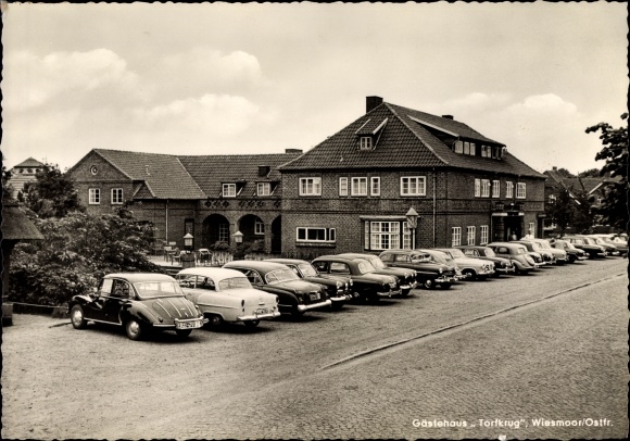 Postcard Wiesmoor in Ostfriesland, Guesthouse Torfkrug