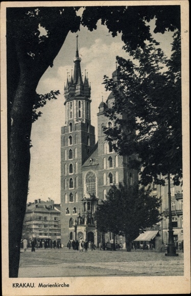Ak Kraków Kraków Polska, Kościół Mariacki