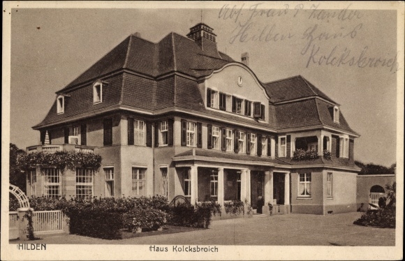Ak Hilden im Kreis Mettmann, Haus Kolcksbroich, Villa