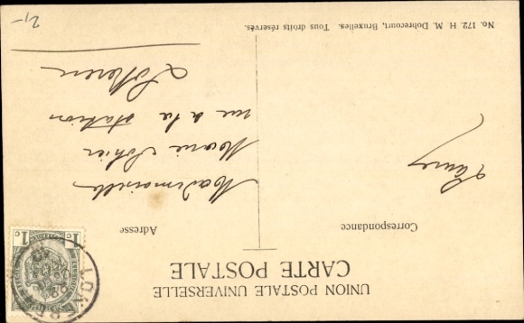 Postcard Princess Karl of Hohenzollern, Josephine of Belgium, Princess Stephanie, Marie Antoinette