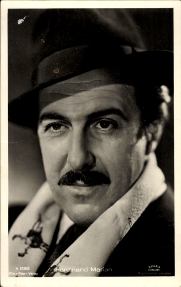 Postcard Actor Ferdinand Marian, portrait