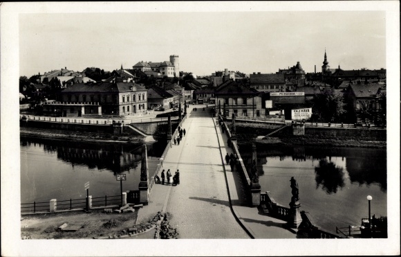 KP Czechy, widok na miasto, most, Tyršův most