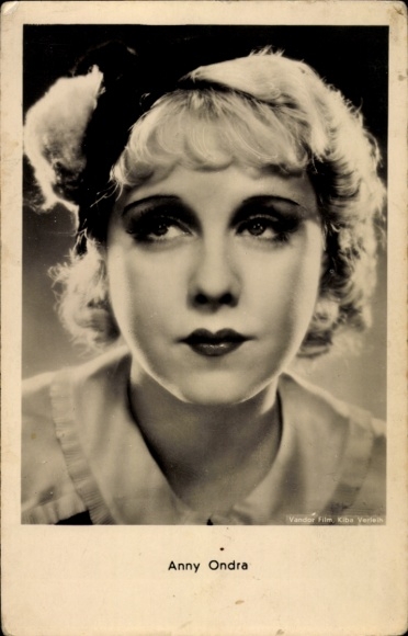 Photo Postcard actress Anny Ondra in Baby, portrait