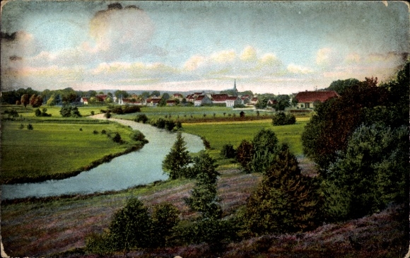 Postcard Bad Bevensen in Lower Saxony, general view, Ilmenau