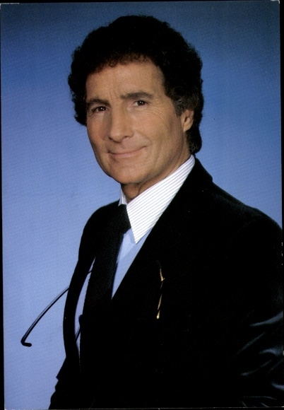 Postcard actor and singer Freddy Quinn, portrait, autograph