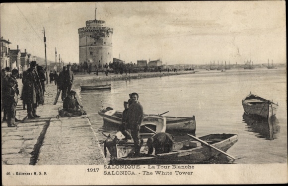 KP Thessaloniki Grecja, promenada portowa i Biała Wieża