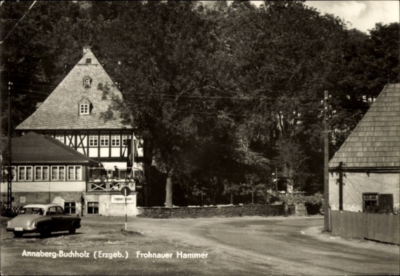 Ak Buchholz Annaberg-Buchholz im Erzgebirge Sachsen, Historisches Gebäude, Frohnauer Hammer, Land