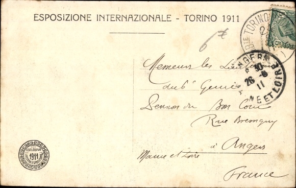 Postcard Turin Turin Piedmont, 1911 International Exhibition, Alpine Village