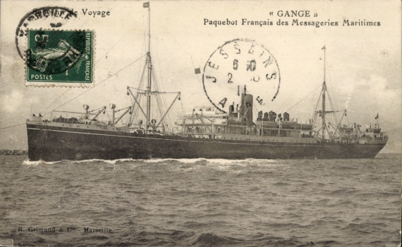 foto Ak Frans passagiersschip Gange