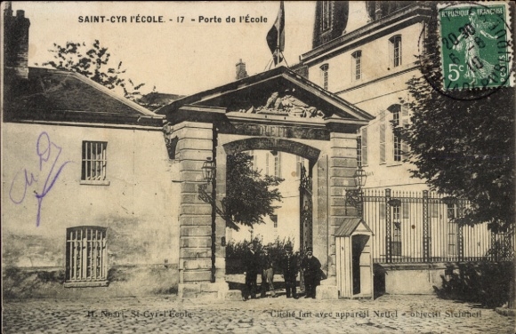 Ak Saint Cyr l'Ecole Yvelines, Eingangstor