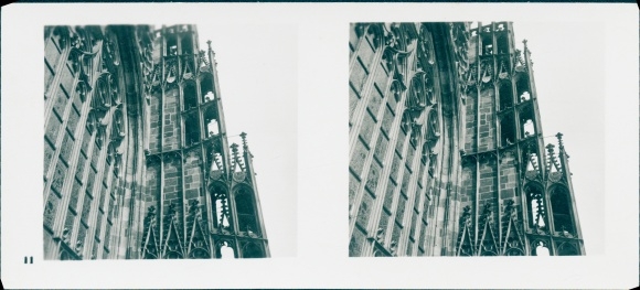Zdjęcie stereo Praha Praga, miasto zamkowe, katedra