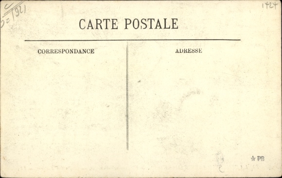 Postcard Villeneuve La Garenne Hauts de Seine, The Seine Flood, January 1910, The Quai d&#39;Asnieres