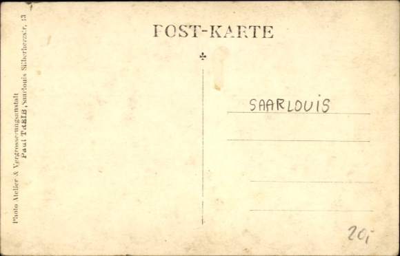 Photo Postcard Saarlouis in Saarland, Villa