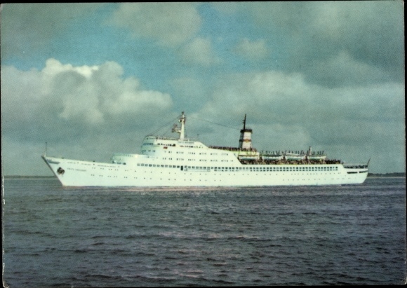 Ak FDGB vakantieschip TMS Fritz Heckert