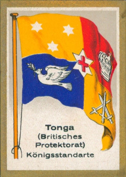 Collection picture Bulgaria flag pictures No. 399, Tonga, British Protectorate, royal standard
