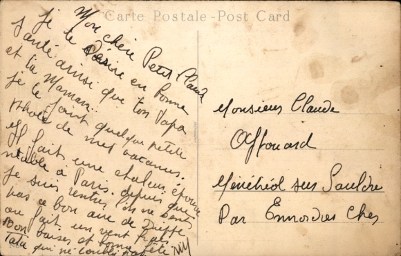 Artist Postcard Petersen, Hannes, Congratulations, Child with Flowers, Dog
