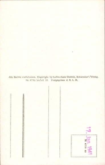 Postcard Neckarhausen Nürtingen am Neckar Württemberg