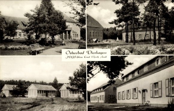 Postcard Ostseebad Dierhagen, FDGB Home, Building