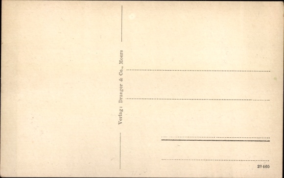 Postcard Moers am Niederrhein, market