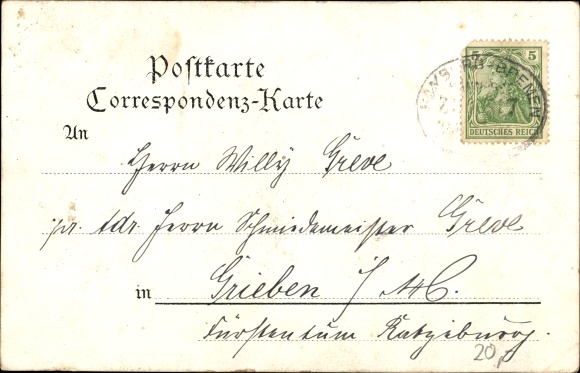Postcard Buchholz in the Nordheide, Koch's Inn