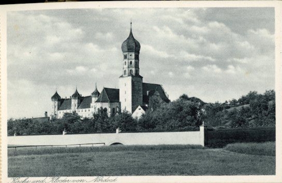 25 PCs in the envelope Wettenhausen Kammeltal in Swabia, Dominican educational institution