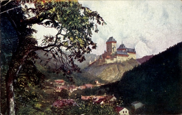KP Karlštejn Karlstein Czechy Środkowe, Karlův Týn, Zamek Karlstein