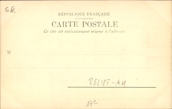 Reliëfkaart Parijs XIV., Les Grands Boulevards