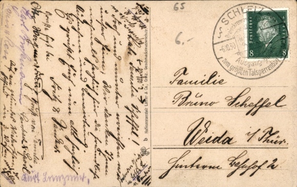 Postcard Schleiz in Vogtland Thuringia, Neumarkt, market square, castle