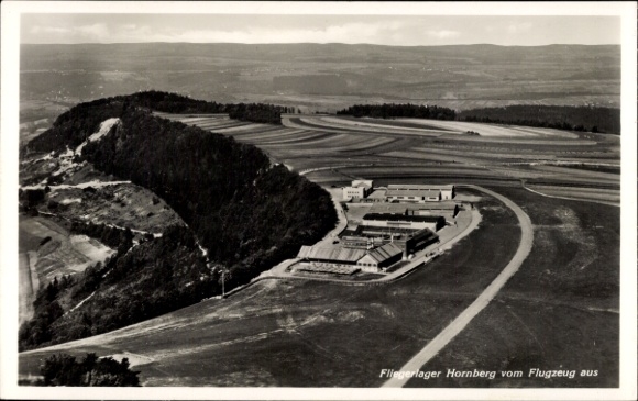 Ak Hornberg in het Zwarte Woud, luchtfoto