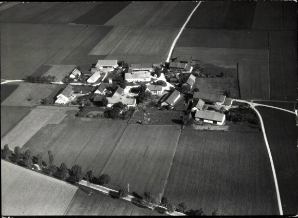 Photo Hausen in Upper Bavaria, aerial photograph of the village
