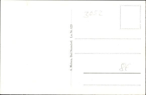 Postcard Bad Nenndorf in the district of Schaumburg, house Niemeyer