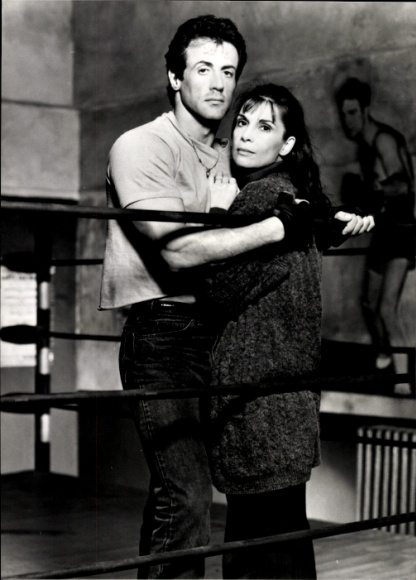 Photo Actors Sylvester Stallone and Talia Shire, Rocky V