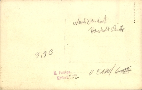 Photo Postcard Neudietendorf in Thuringia, household school