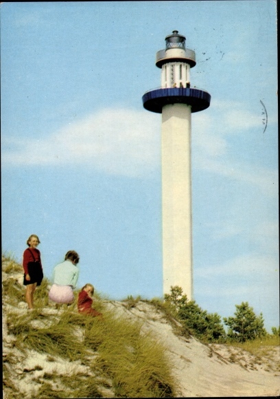 Postcard Bornholm Dänemark, Dueodde lighthouse, Leuchtturm