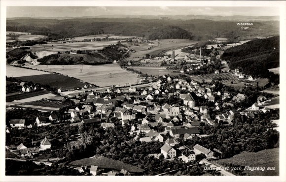 Postcard Baienfurt in Upper Swabia Württemberg, Baienfurt from the plane