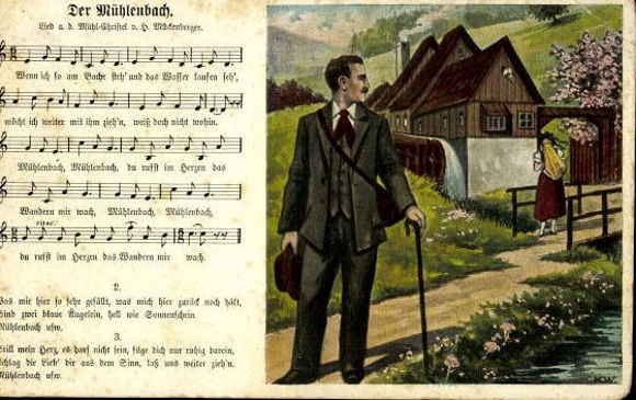 30 individual song cards, Anton Günther