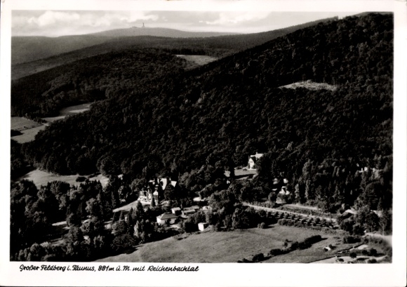 Postcard Niederreifenberg Schmitten im Taunus, Großer Feldberg, landscape photo, Großer Feldberg i.