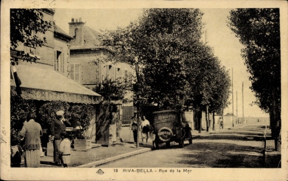 Postcard Riva Bella Calvados, Rue de la Mer