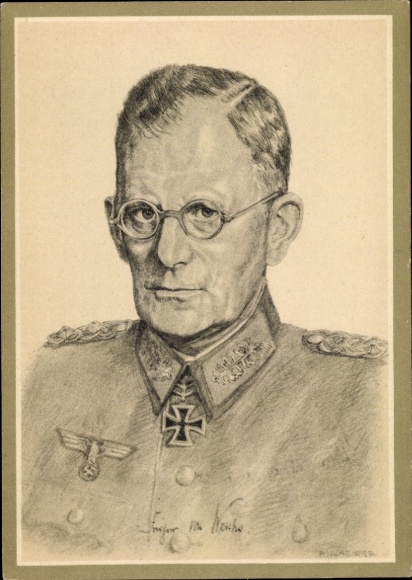 Artysta KP Feldmarszałek Maximilian Freiherr von Weichs, portret
