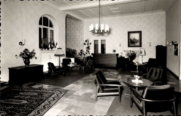 Foto Ak Bad Rothenfelde am Teutoburger Wald, Innenansicht des Sanatoriums Nollmann