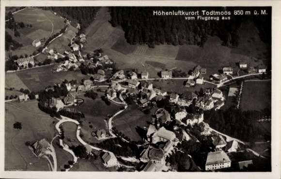 Ak Todtmoos im Hochschwarzwald, Fliegeraufnahme