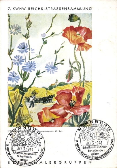 Artysta KP Axster Heudtlaß, 7. KWHW Reichsstraßensammlung, grupy kolekcjonerskie KDF, mak