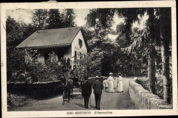 PC Bad Bertrich on the Moselle Eifel, Elfenmühle, carriage, walkers