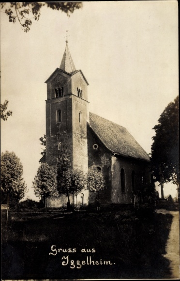 Foto Ak Iggelheim in Rijnland-Palts, kerk
