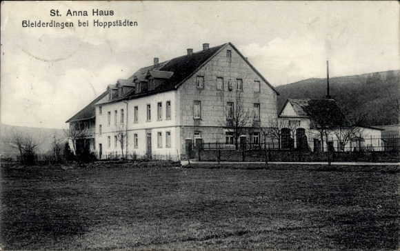 Postcard Bleiderdingen Hoppstädten Weiersbach im Nahetal, St. Anna House