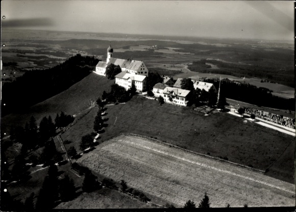 Photo Hohenpeißenberg Peißenberg Upper Bavaria, aerial photograph