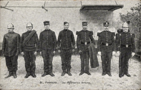 CPA Pompiers, Different tenues